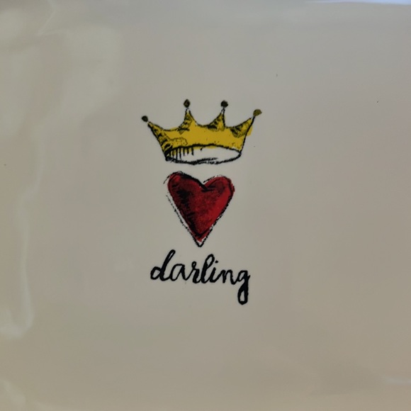 Rae Dunn Rectangular “amour” Plate EUC - Picture 3 of 5